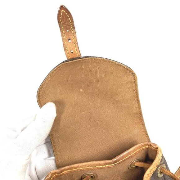 LOUIS VUITTON M51137 Monogram Mini Montsouris bag Backpack MonogramCanvas Brown - Picture 14 of 16